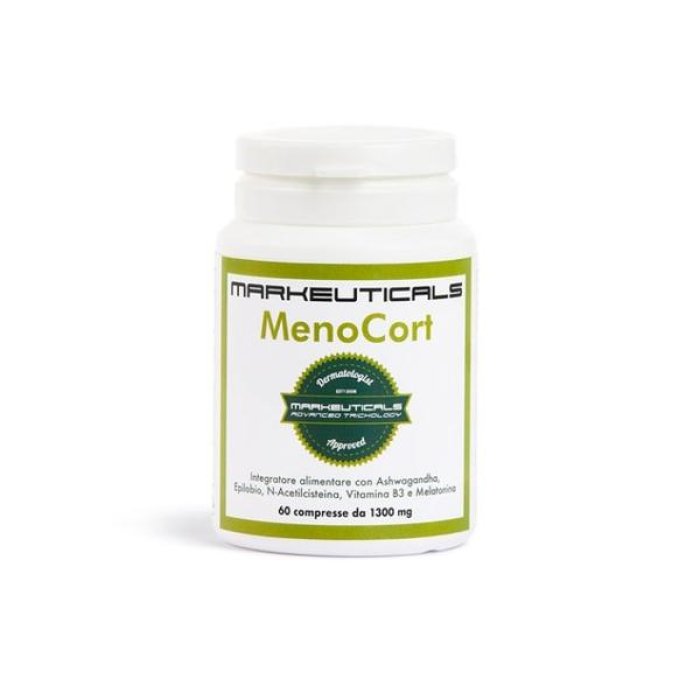 Markeuticals Menocort 60 Compresse Integratore per Benessere in Menopausa Markeuticals Menocort 60 Compresse Integratore per Benessere in Menopausa