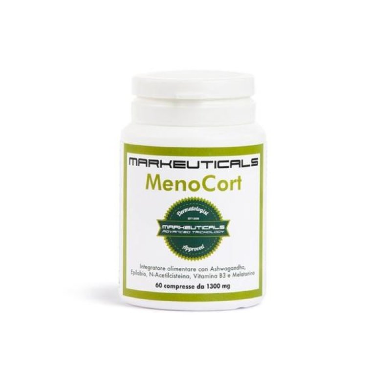 Markeuticals Menocort 60 Compresse Integratore per Benessere in Menopausa Markeuticals Menocort 60 Compresse Integratore per Benessere in Menopausa