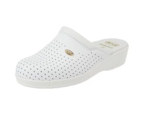 Cliawalk Trendy 75 cuoio n.39 - zoccoli sanitari in cuoio antiscivolo