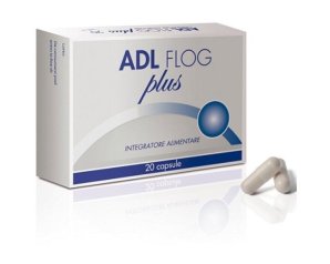 Adl Flog Plus 20 Capsule Integratore Antinfiammatorio per Articolazioni Muscoli e Tendini