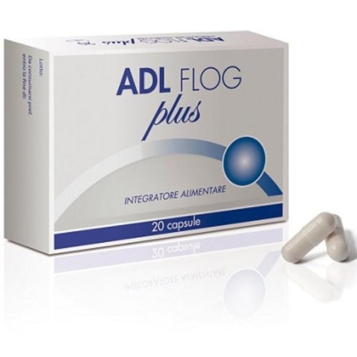 Adl Flog Plus 20 Capsule Integratore Antinfiammatorio per Articolazioni Muscoli e Tendini Adl Flog Plus 20 Capsule Integratore Antinfiammatorio per Articolazioni Muscoli e Tendini