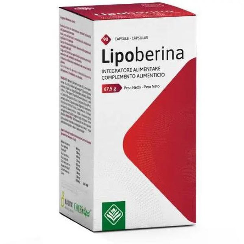 Lipoberina 90 cps 750 mg integratore alimentare in capsule per il metabolismo di lipidi e carboidrati Lipoberina 90 cps 750 mg integratore alimentare in capsule per il metabolismo di lipidi e carboidrati