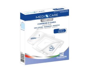 Garza F Care Cot 12/8 10x10 cm 100 pezzi - garze di cotone per medicazione