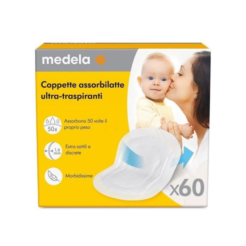 Coppette assorbilatte 60 pezzi SF+ - coppette monouso per allattamento