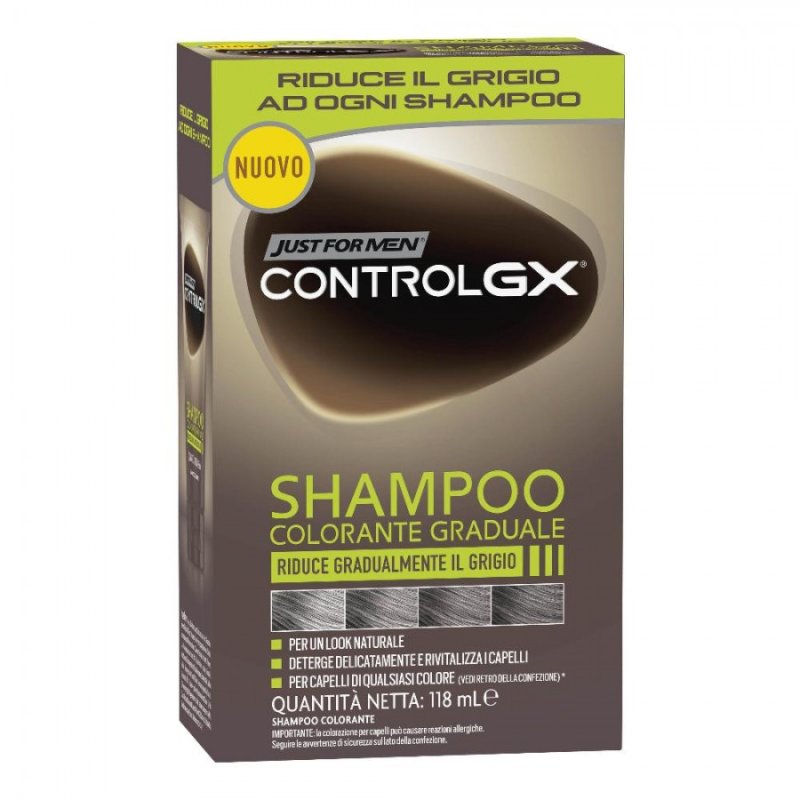 Just For Men Control GX shampoo colorante graduale uomo trattamento capelli Just For Men Control GX shampoo colorante graduale uomo trattamento capelli
