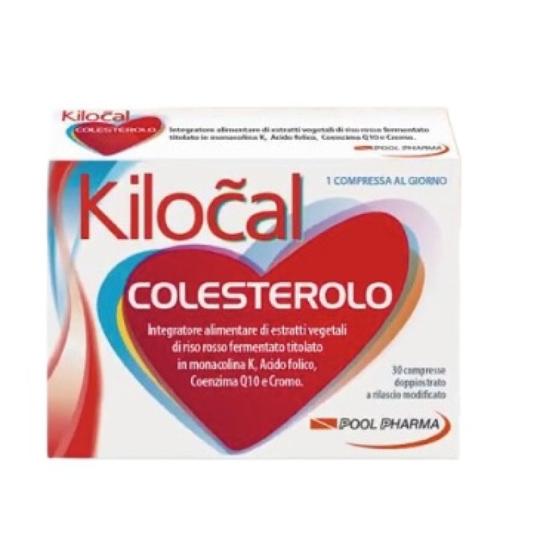 Kilocal colesterolo 30 compresse per controllo colesterolo Kilocal colesterolo 30 compresse per controllo colesterolo