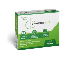 Nefroxin Q10 Integratore Alimentare con Coenzima Q10 30 Capsule per Benessere Renale e Supporto Energetico