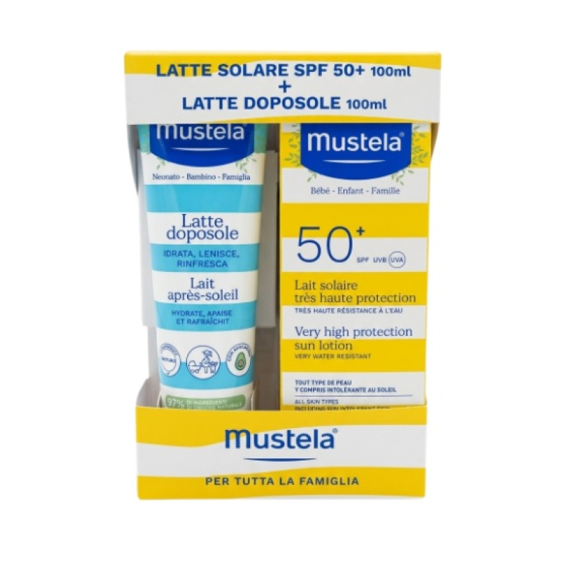 Mustela duo solare spf 50+ e doposole 100 ml + 100 ml
