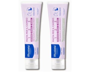 Mustela Pasta Cambio 123 Lentiva Protettiva 2 x 150 ml  Bipack 