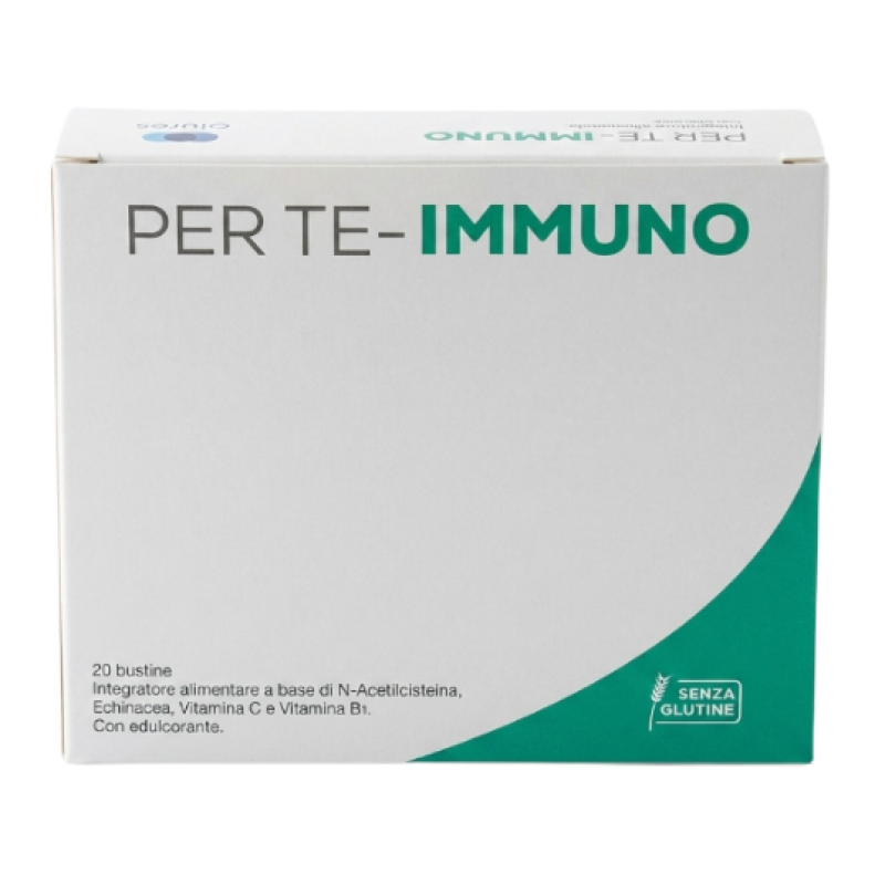 Per Te Immuno Integratore Immunitario 20 Bustine &ndash; Supporto per le Difese Immunitarie con Vitamine e Minerali