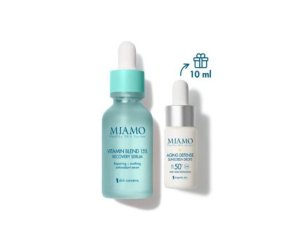 Miamo cofanetto booster immunita' vitamin blend 15% recovery serum 30 ml + aging defense sunscreen drops 10 ml