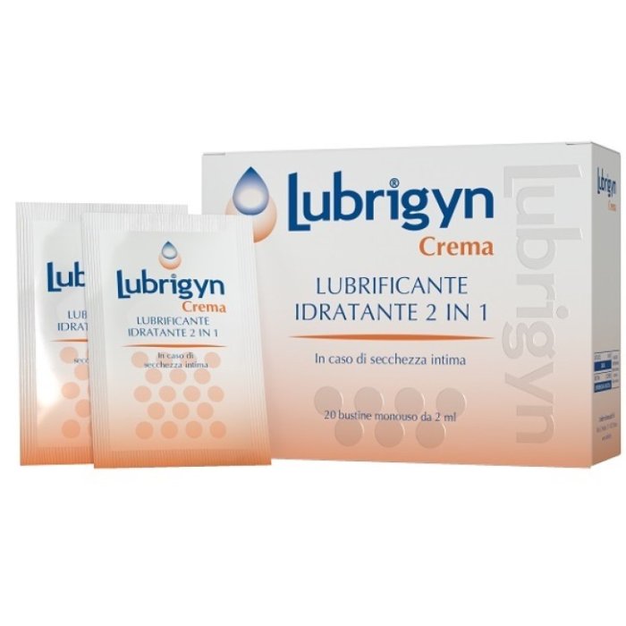 Lubrigyn crema vaginale Uniderm 20 bustine 2 ml idratazione e protezione mucosa vaginale Lubrigyn crema vaginale Uniderm 20 bustine 2 ml idratazione e protezione mucosa vaginale