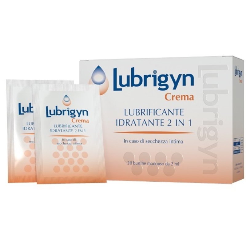 Lubrigyn crema vaginale Uniderm 20 bustine 2 ml idratazione e protezione mucosa vaginale