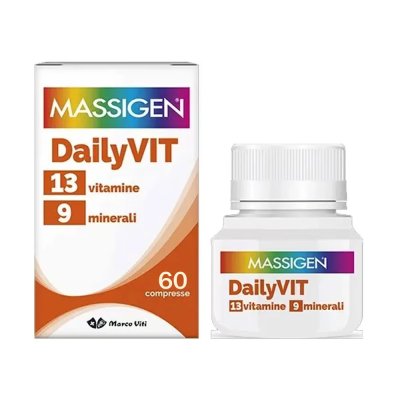 Massigen  Benessere ed Equilibrio Dailyvit+ Integratore 60 Compresse