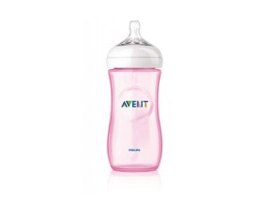 Philips Avent Biberon Natural Prime Poppate Rosa 6m+ 330ml