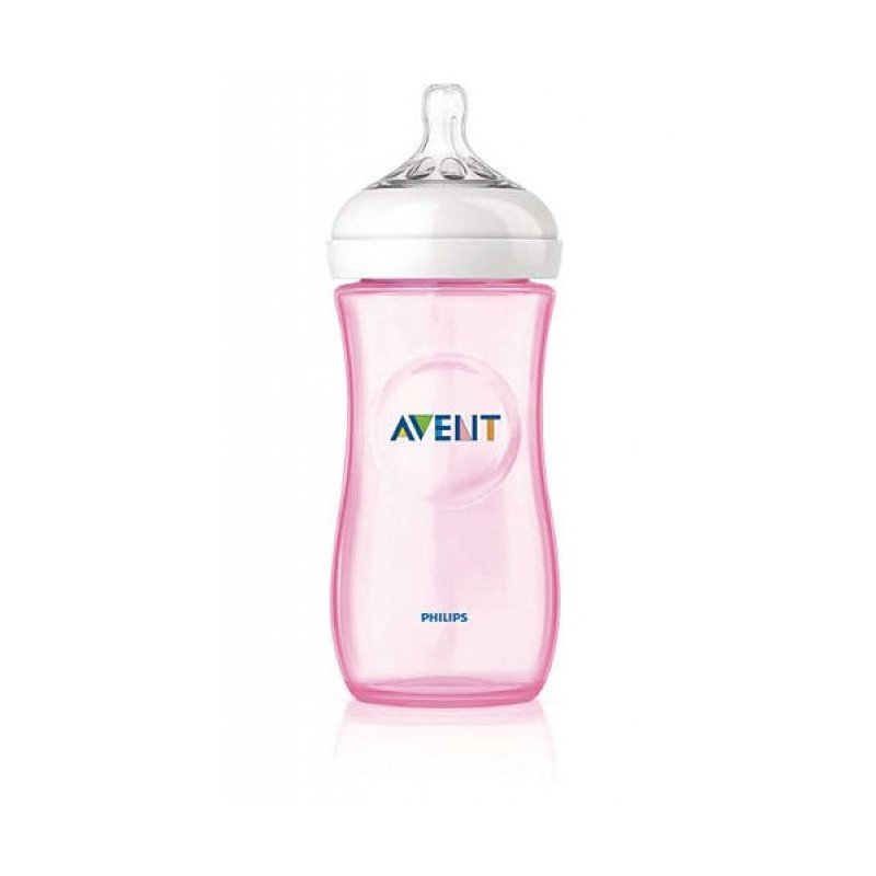 Philips Avent Biberon Natural Prime Poppate Rosa 6m+ 330ml Philips Avent Biberon Natural Prime Poppate Rosa 6m+ 330ml