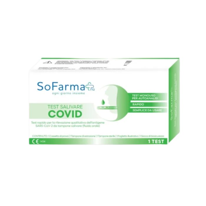 Alltest Test Covid Salivare Sofarmapiu' Autodiagnostico tampone Rapido