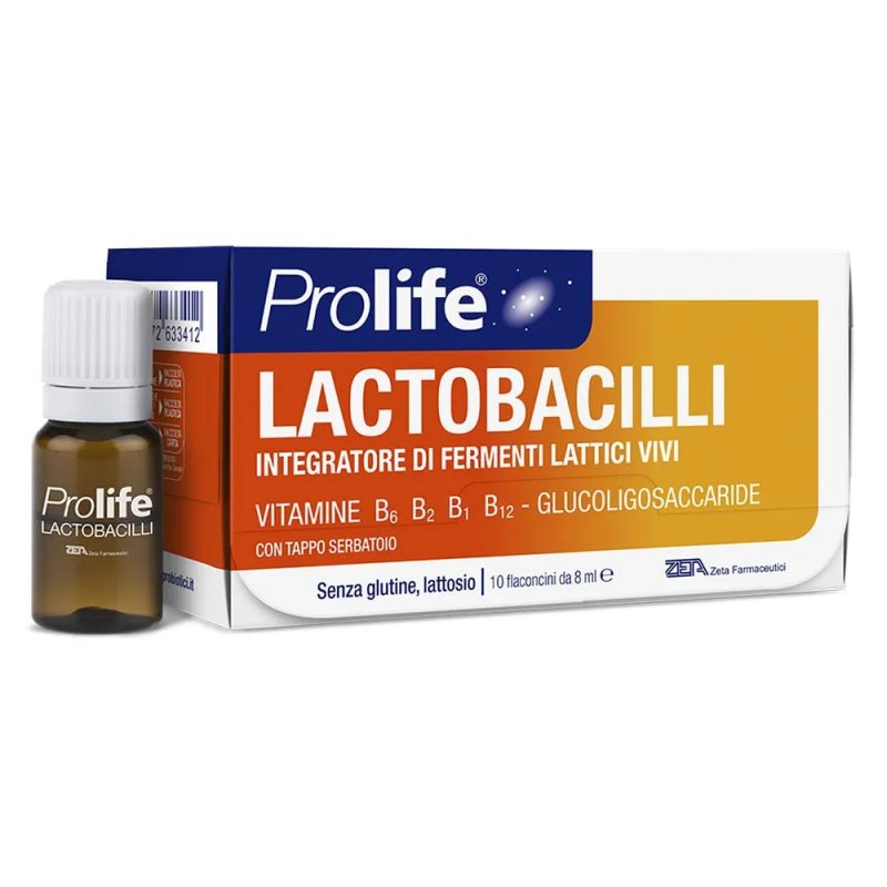 Prolife Lactobacilli Integratore Alimentare di Fermenti Lattici 10 Flaconcini Prolife Lactobacilli Integratore Alimentare di Fermenti Lattici 10 Flaconcini