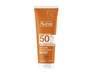 Avène Latte Solare Protezione Alta SPF50 Solare per Pelle Sensibile, 250ml