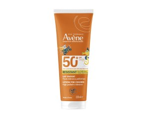 Avène Latte Bambino Protezione Molto Alta SPF50+ Solare per Pelle Sensibile, 250ml