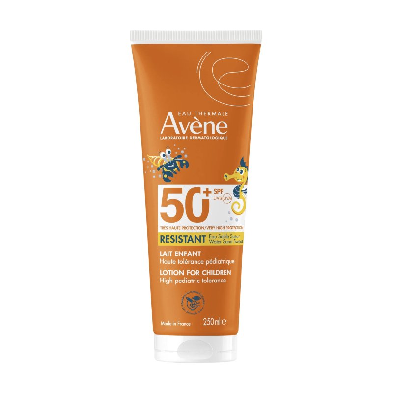 Av&egrave;ne Latte Bambino Protezione Molto Alta SPF50+ Solare per Pelle Sensibile, 250ml