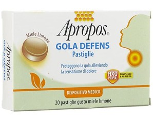 Apropos Gola Defens Pro 20 Pastiglie Miele E Limone