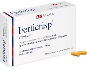Ferticrisp Integratore Vitamina E e Probiotici 30 Capsule