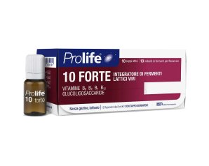 Prolife Intestino Sano 10 Forte Integratore Fermenti Lattici 12 Flaconcini