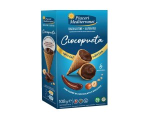 Piaceri Mediterranei Ciocopunta Coni di Cioccolato Senza Glutine, 108g
