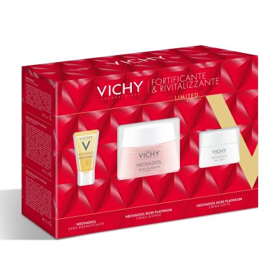 Vichy Cofanetto Regalo Neovadiol Meno 5 Bi-Siero 10ml + Neovadiol Rose Platinium Crema Giorno 50ml + Neovadiol Rose Platinium Crema Notte 15ml