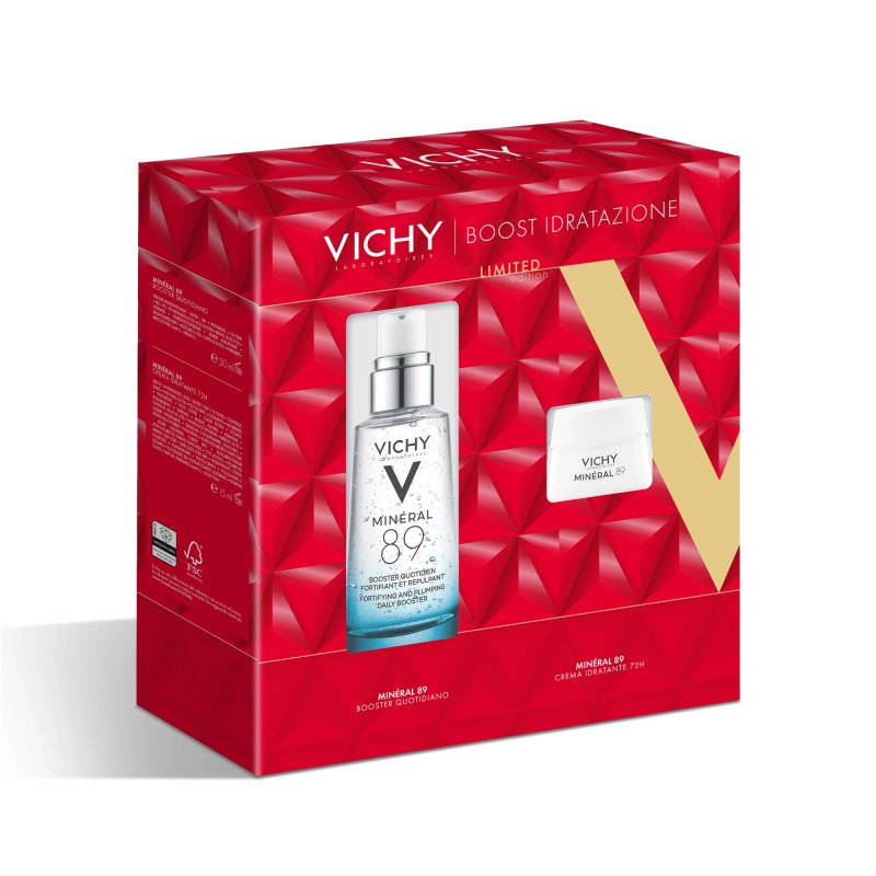 Vichy Cofanetto Regalo Minéral 89 Booster Siero 50ml + Minéral 89 Crema 15ml Vichy Cofanetto Regalo Minéral 89 Booster Siero 50ml + Minéral 89 Crema 15ml