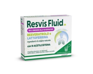  Resvis Fluid Xr Integratore alimentare di N-acetilcisteina e lattoferrina 12 Bustine