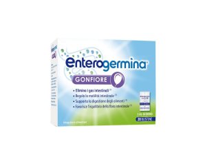 Enterogermina Gonfiore 20 bustine Integratore per gonfiore addominale no gas - Sanofi (10+10 bustine)