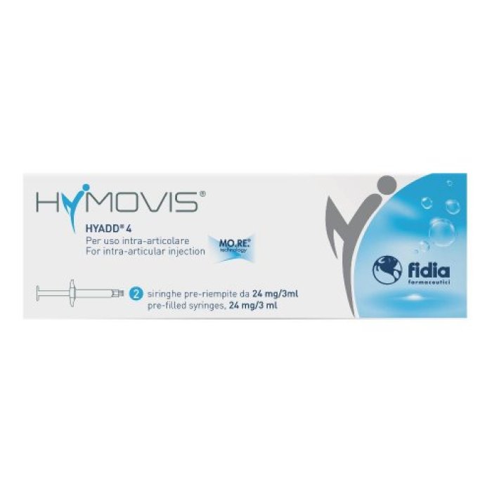 Hymovis - Siringa Intra-Articolare 24mg/3ml - Confezione da 2 Hymovis - Siringa Intra-Articolare 24mg/3ml - Confezione da 2