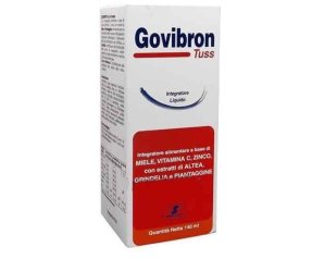 Govibron Tuss integratore sciroppo per benessere delle vie respiratorie 140 ml