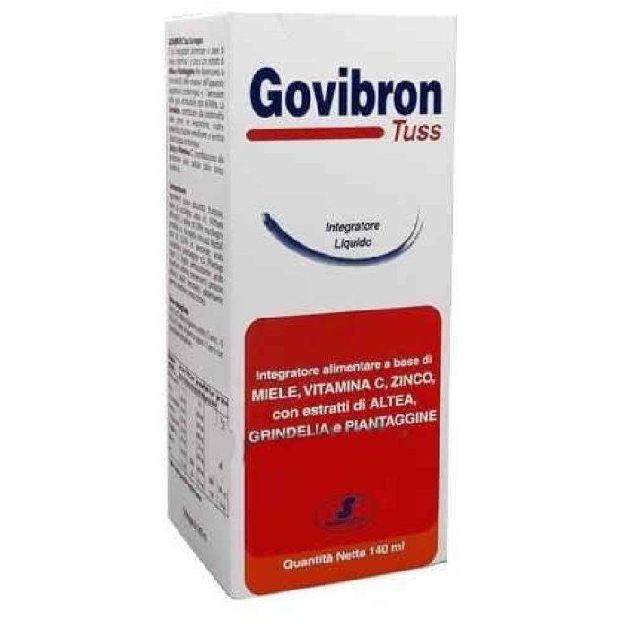 Govibron Tuss integratore sciroppo per benessere delle vie respiratorie 140 ml