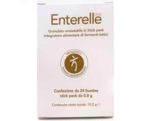 Enterelle Plus - Integratore Fermenti Lattici per la Flora Intestinale 24 bustine stick 