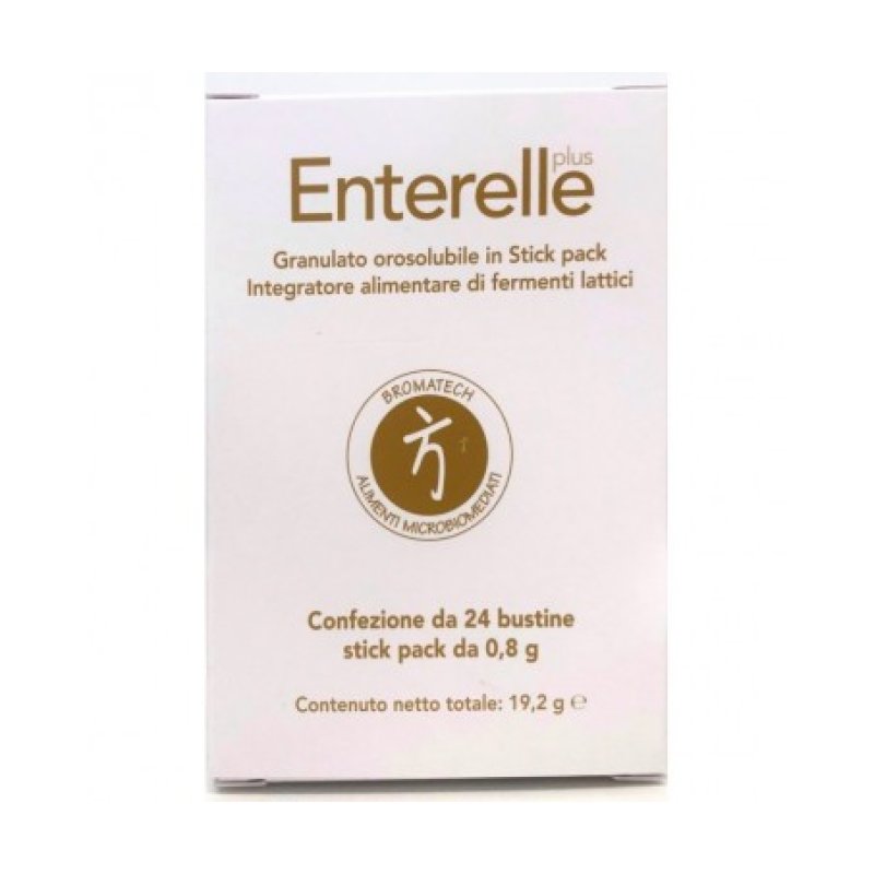 Enterelle Plus - Integratore Fermenti Lattici per la Flora Intestinale 24 bustine stick