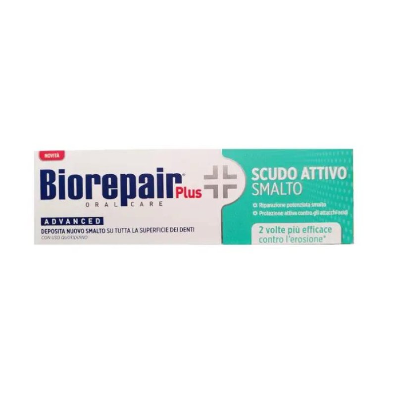 Biorepair Plus Dentifricio Scudo Attivo Smalto 75ml Biorepair Plus Dentifricio Scudo Attivo Smalto 75ml