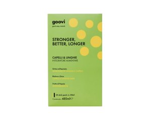 Goovi Stronger, Better, Longer Integratore Capelli e Unghie 24 stick pack