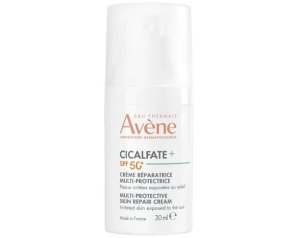 Avène cicalfate + spf50 + crema ristrutturante viso corpo multi-protettiva 30ml