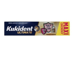 Kukident Ultimate crema adesiva per protesi dentarie sapore neutro 57 grammi