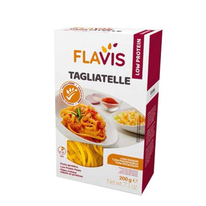 Flavis Mevalia - Tagliatelle Pasta Aproteica Confezione 200 Gr Flavis Mevalia - Tagliatelle Pasta Aproteica Confezione 200 Gr