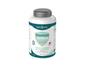 Erba vita immuno action gummies integratore per il sistema immunitario 30 orsetti gommosi gusto fragola