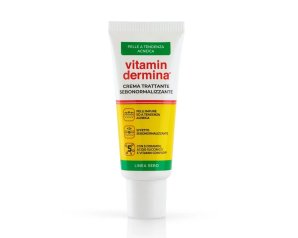 VitaminDermina Sebo - Crema Trattante Sebonormalizzante per Pelle a Tendenza Acneica, 40ml