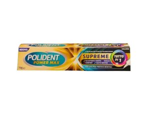 Polident Power Max Supreme Crema Adesiva per Dentiera - 70gr