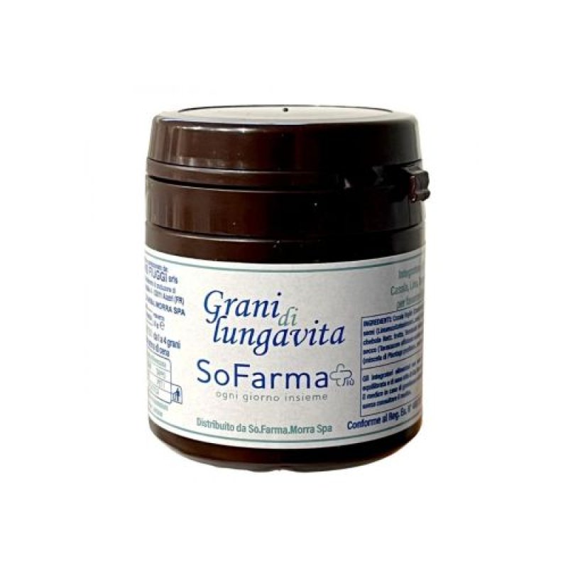 Sofarma+ grani di lungavita integratore per il transito intestinale 35 grammi Sofarma+ grani di lungavita integratore per il transito intestinale 35 grammi