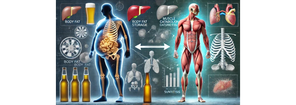 Effetti del Consumo di Alcolici sul Grasso Alimentare e sul Catabolismo Muscolare