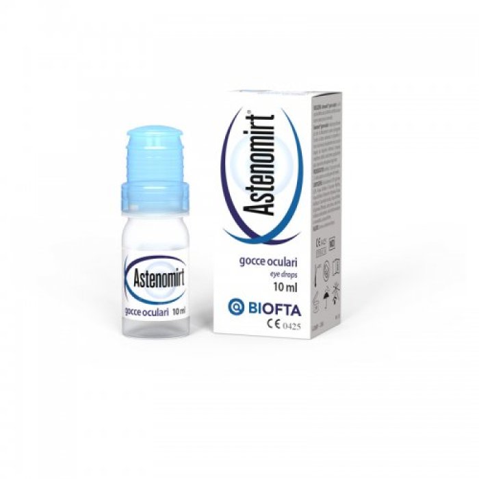 Astenomirt soluzione oftalmica 10 ml gocce oculari per affaticamento oculare e protezione ambientale Astenomirt soluzione oftalmica 10 ml gocce oculari per affaticamento oculare e protezione ambientale