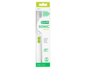 Gum - Sonic Daily Spazzolino Bianco Confezione 1 Pezzo